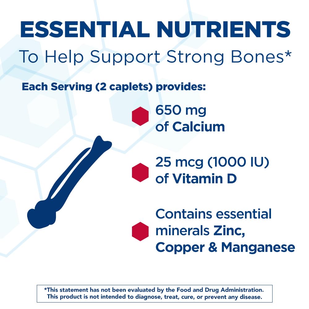 Citracal Maximum Plus caplets inside the bottle highlight easy daily calcium