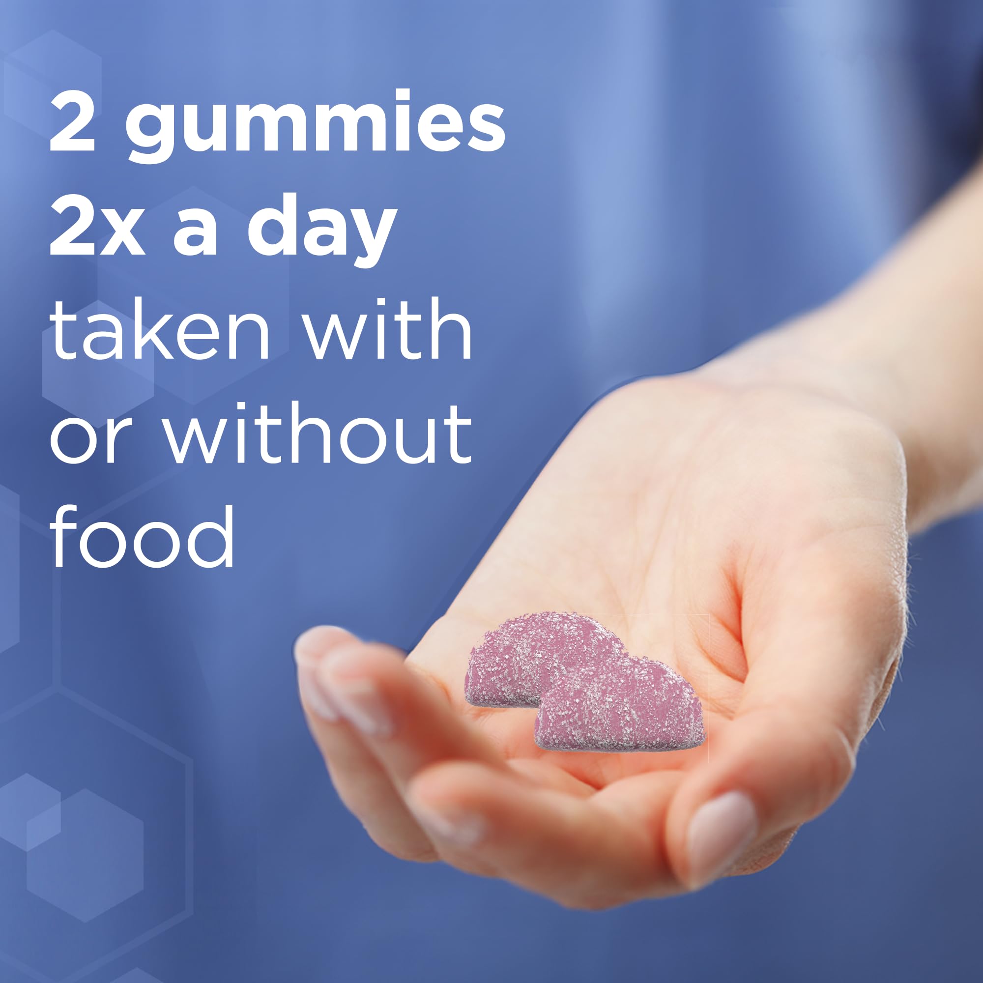 Citracal raspberry flavor gummies on kitchen counter for daily routine.