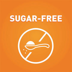 Citrucel orange-flavored drink in glass ready to sip for gentle fiber support.