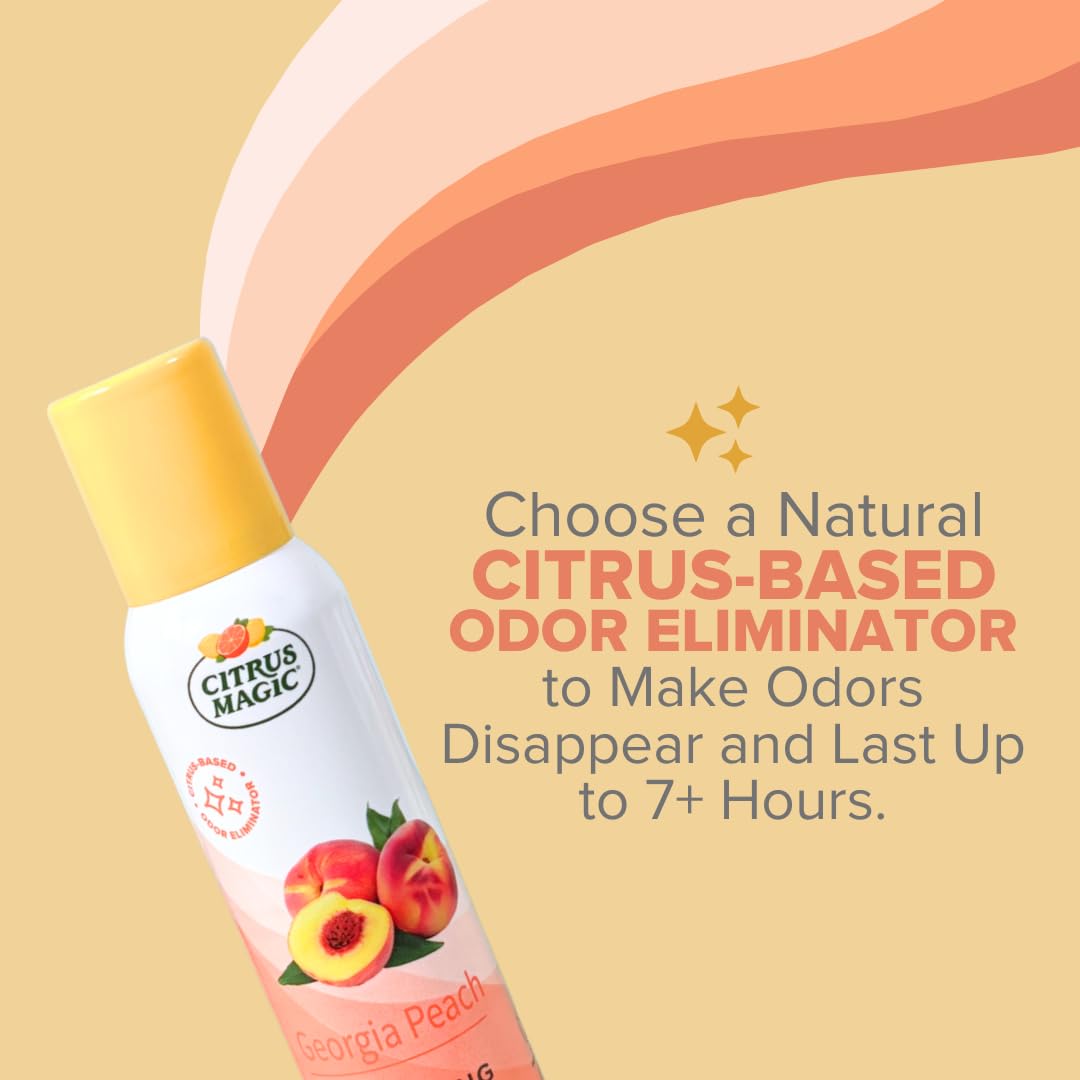 Citrus Magic Citrus and Sage air freshener spray blends zesty notes with air freshness