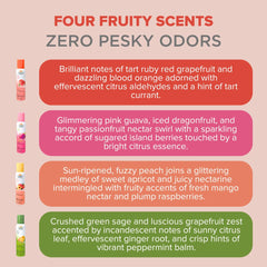 Citrus Magic Grapefruit air freshener spray brightens spaces with citrus aroma