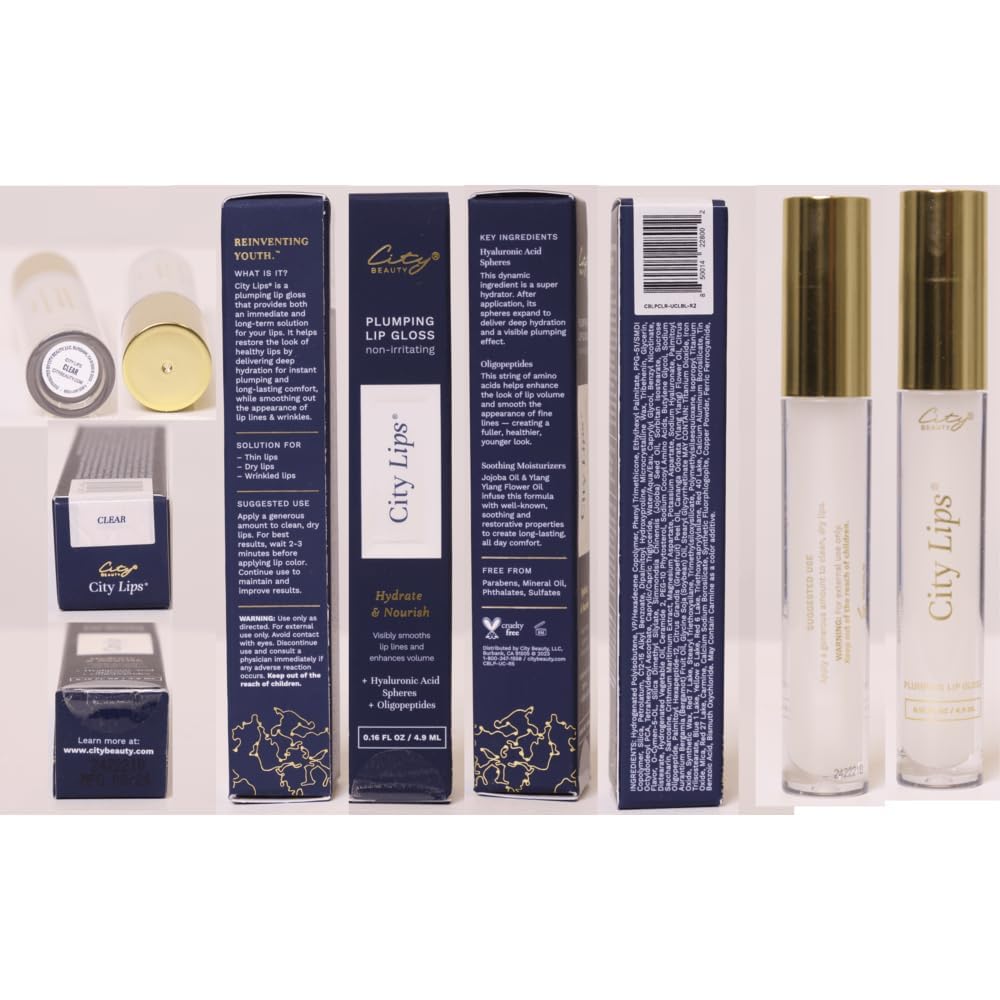 City Beauty City Lips Clear premium gloss with lasting shine