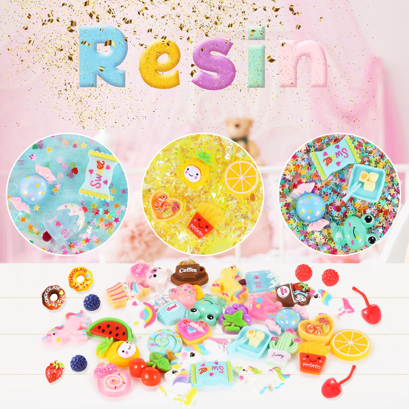 CityActs slime kit glitter sequins sparkle in slime and crafts.