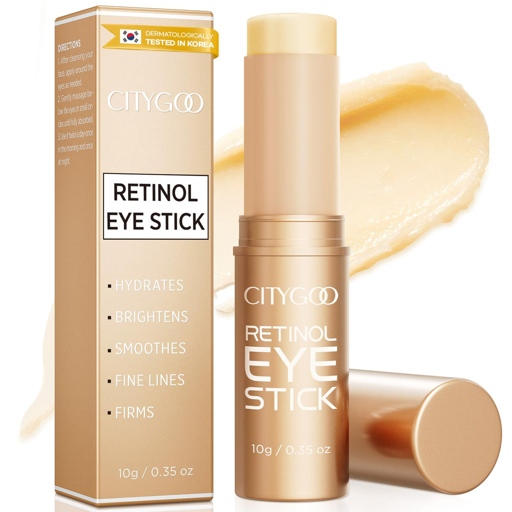 CITYGOO Retinol Eye Stick hydrates the under-eye area for smoother skin.