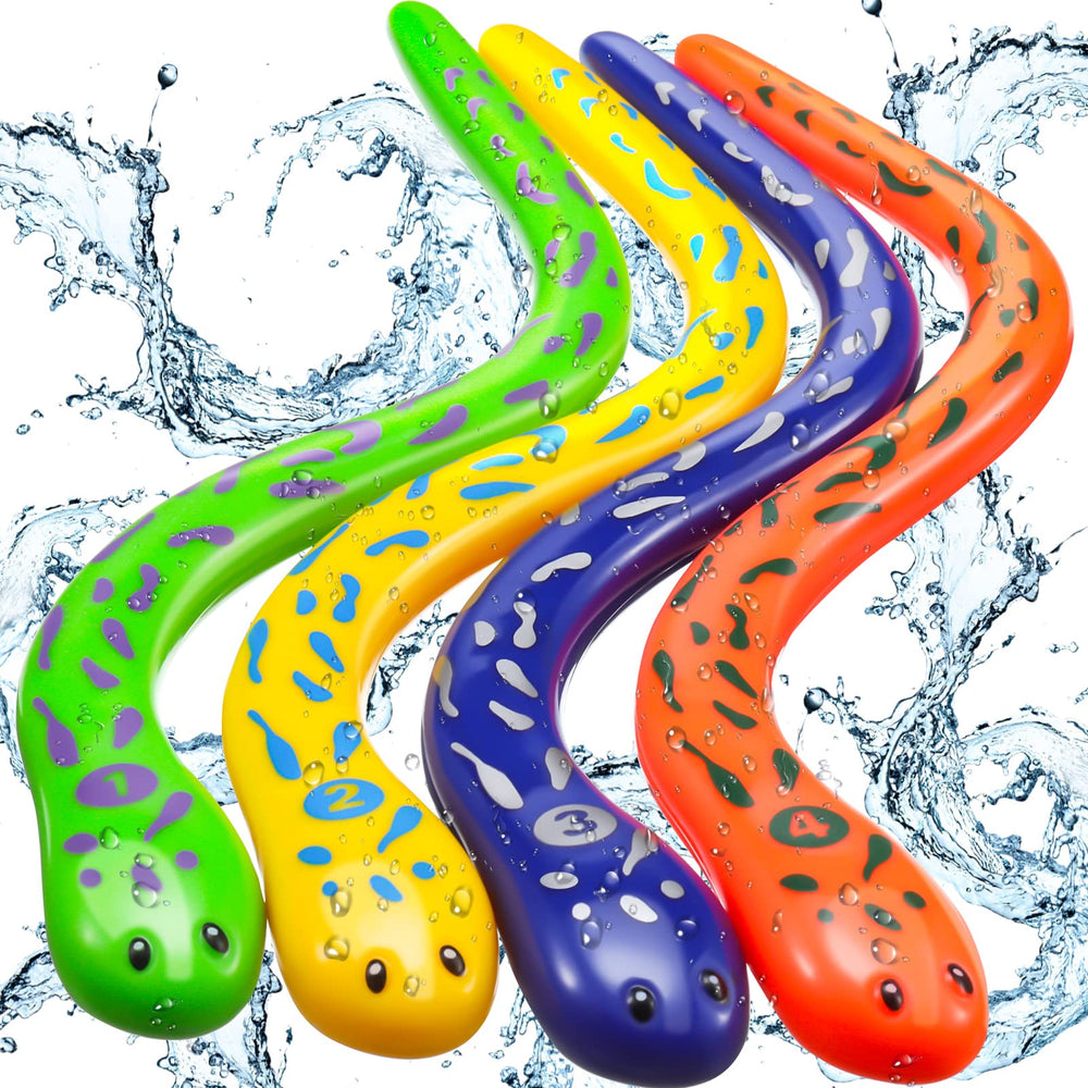 Civaner snake diving toy red enhances underwater visibility and color recognition.
