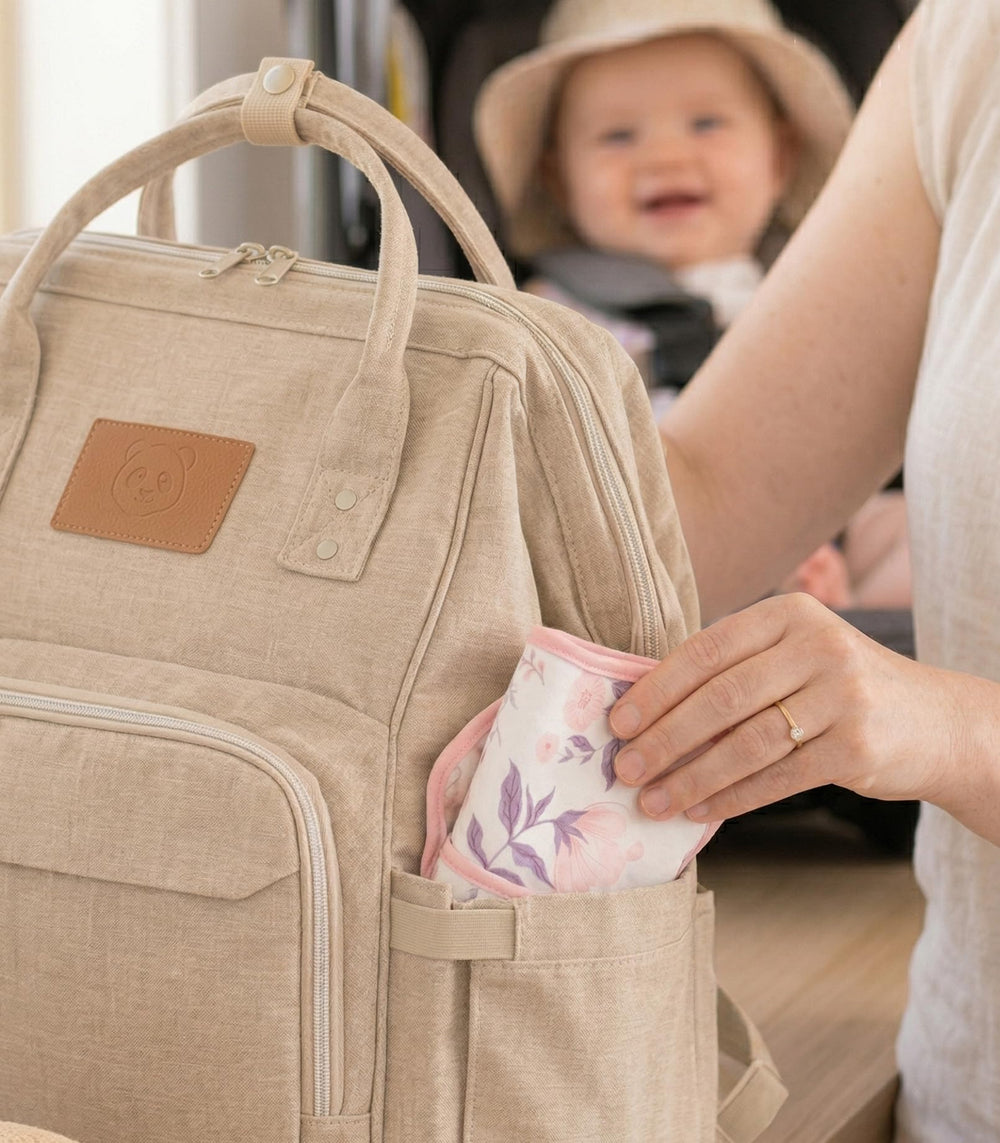 Easily machine washable for quick cleanup after messy feeding sessions.