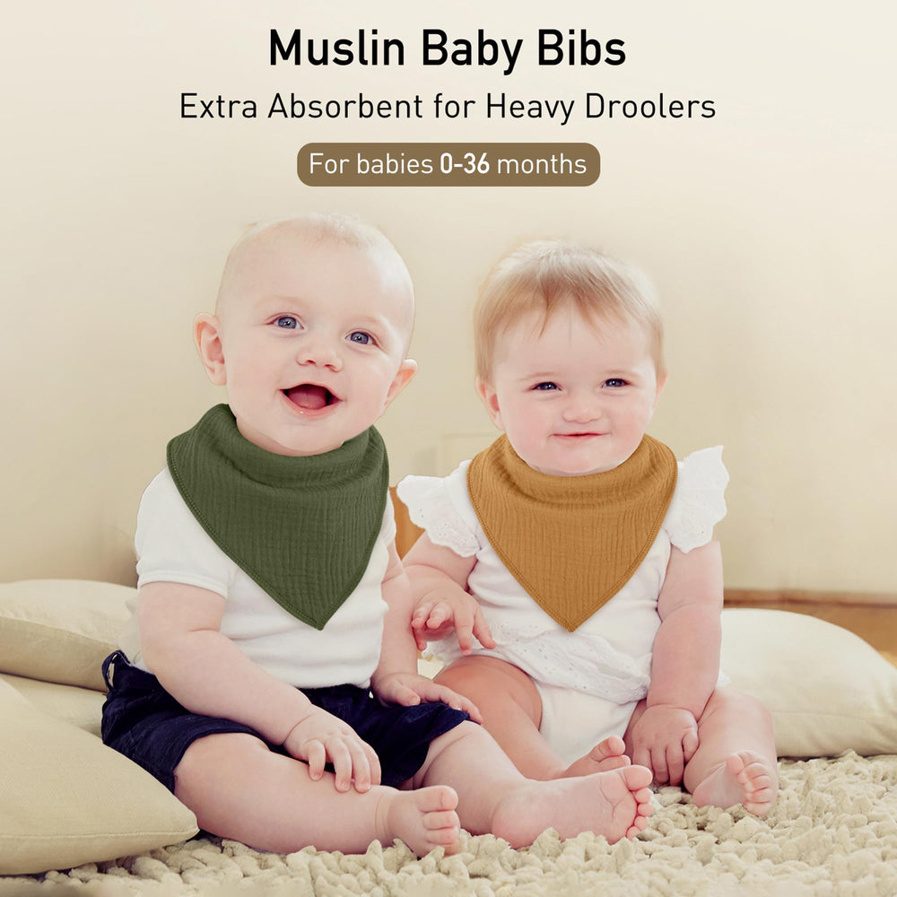 Civarua Kids baby bib nickel-free snaps closeup, easy adjustable fit.
