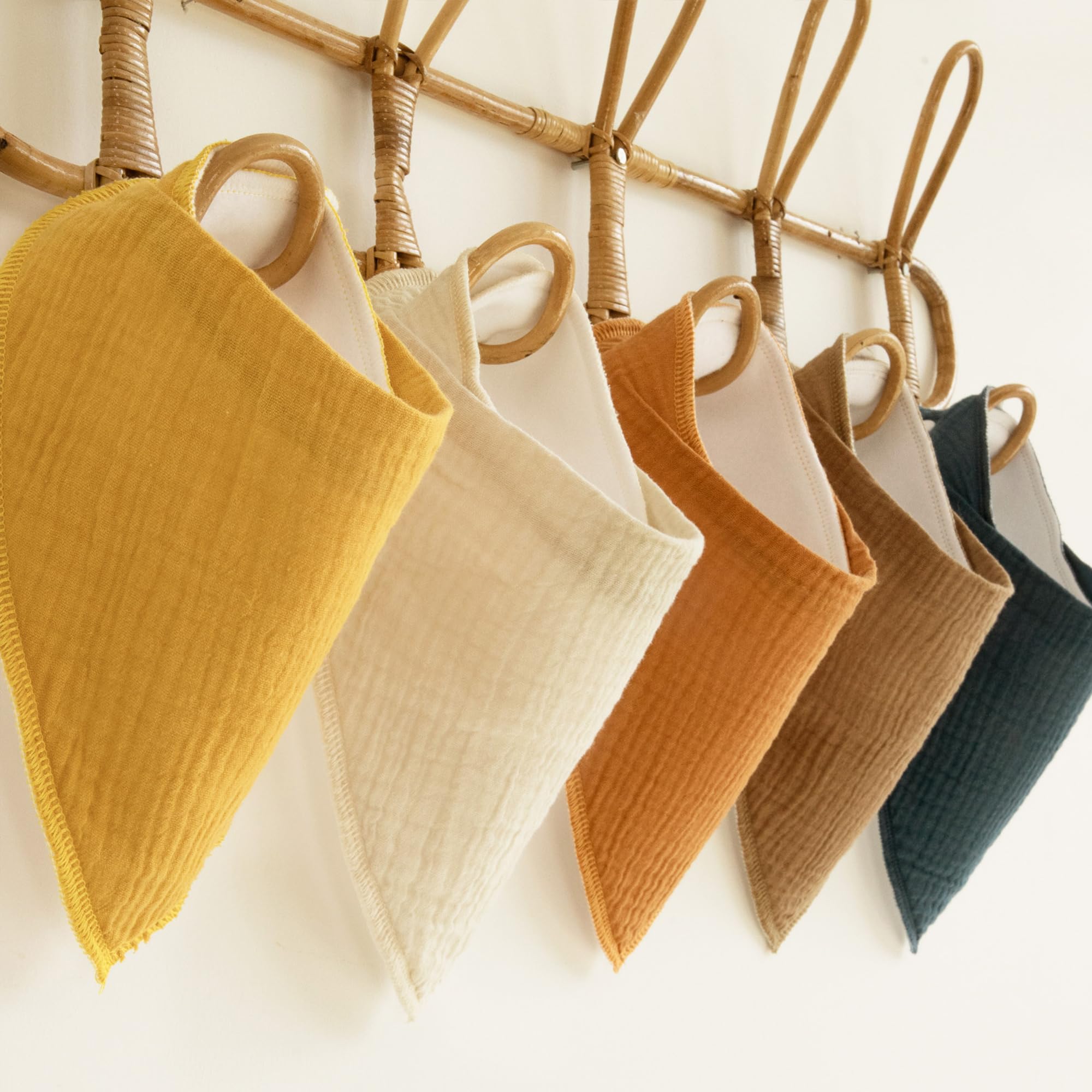 Civarua Kids bib worn by baby for drool protection.