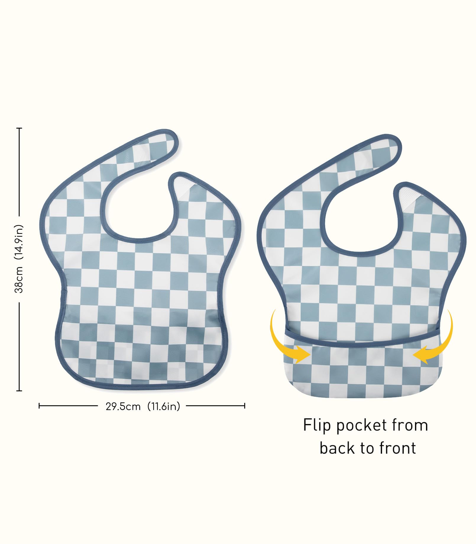 Civarua Kids Cherkerd bib adjustable shoulder closure provides secure fit