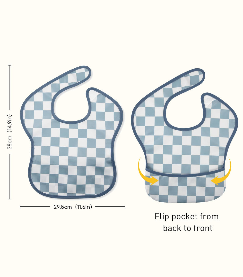 Civarua Kids Cherkerd bib adjustable shoulder closure provides secure fit