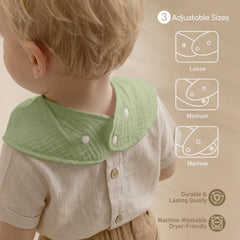 Civarua Kids bib patterns, versatile for teething and mealtime dribble.