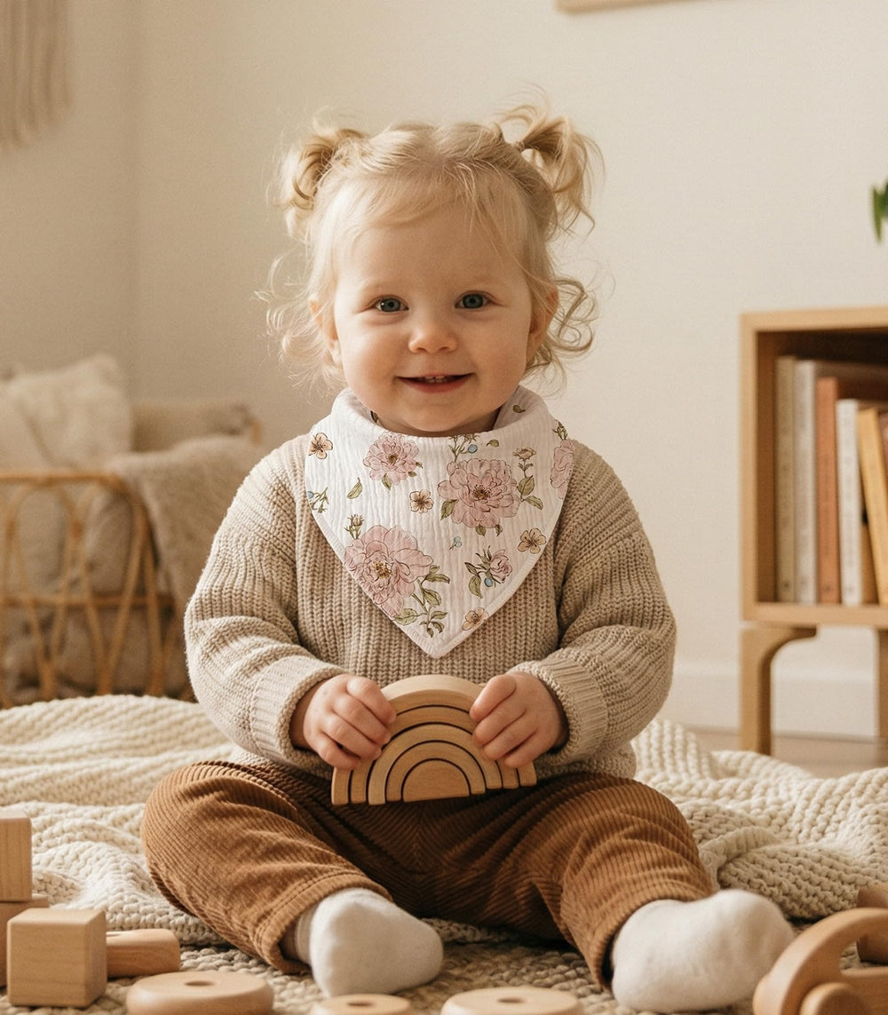 CIVARUA KIDS Muslin Bibs: gift-ready packaging for baby showers.