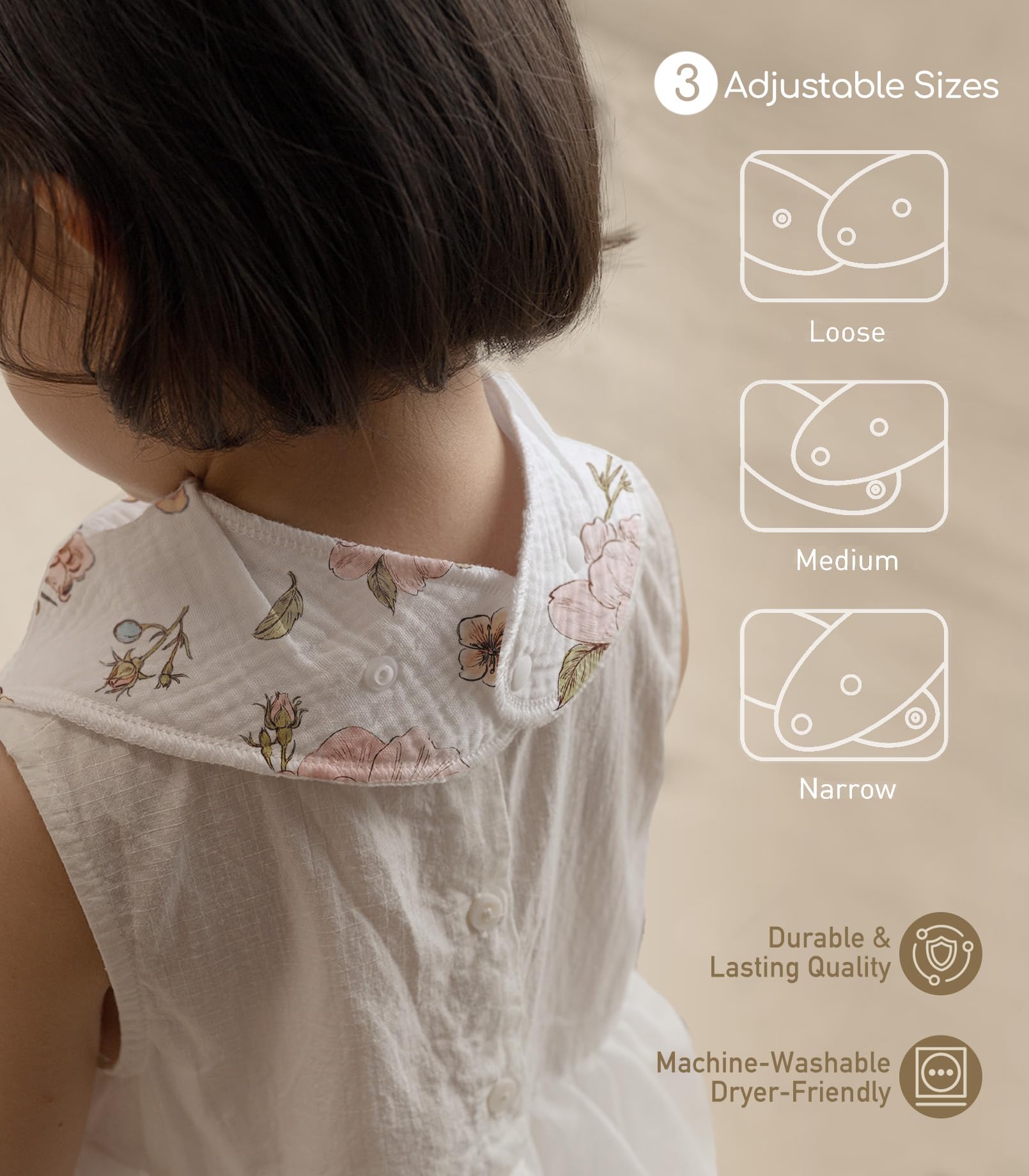 CIVARUA KIDS Muslin Bibs: multi-use burp cloth scene highlights versatility.
