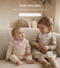 CIVARUA KIDS Muslin Bibs: unisex design suitable for boys and girls.