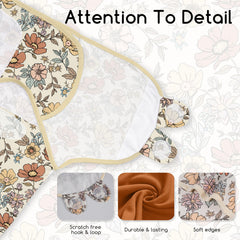 Civarua Kids retro floral swaddle design adds cozy style.