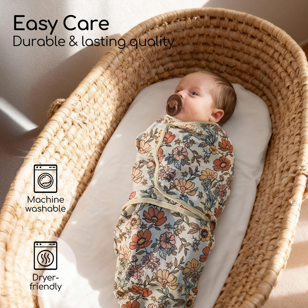 Civarua Kids 22x26 inch swaddle fits newborns up to 14 lbs.