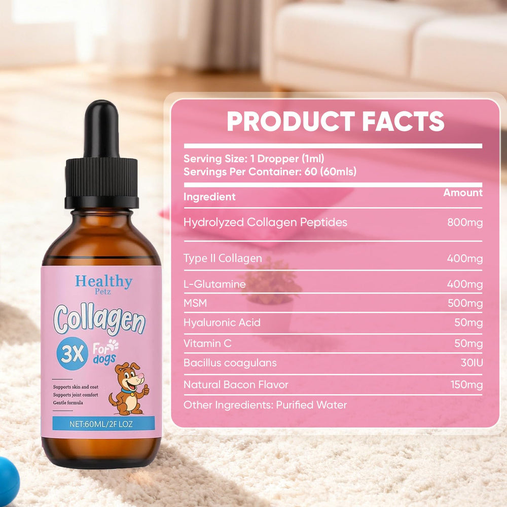 CIVGICY Healthy Petz Collagen supports gut health and digestion