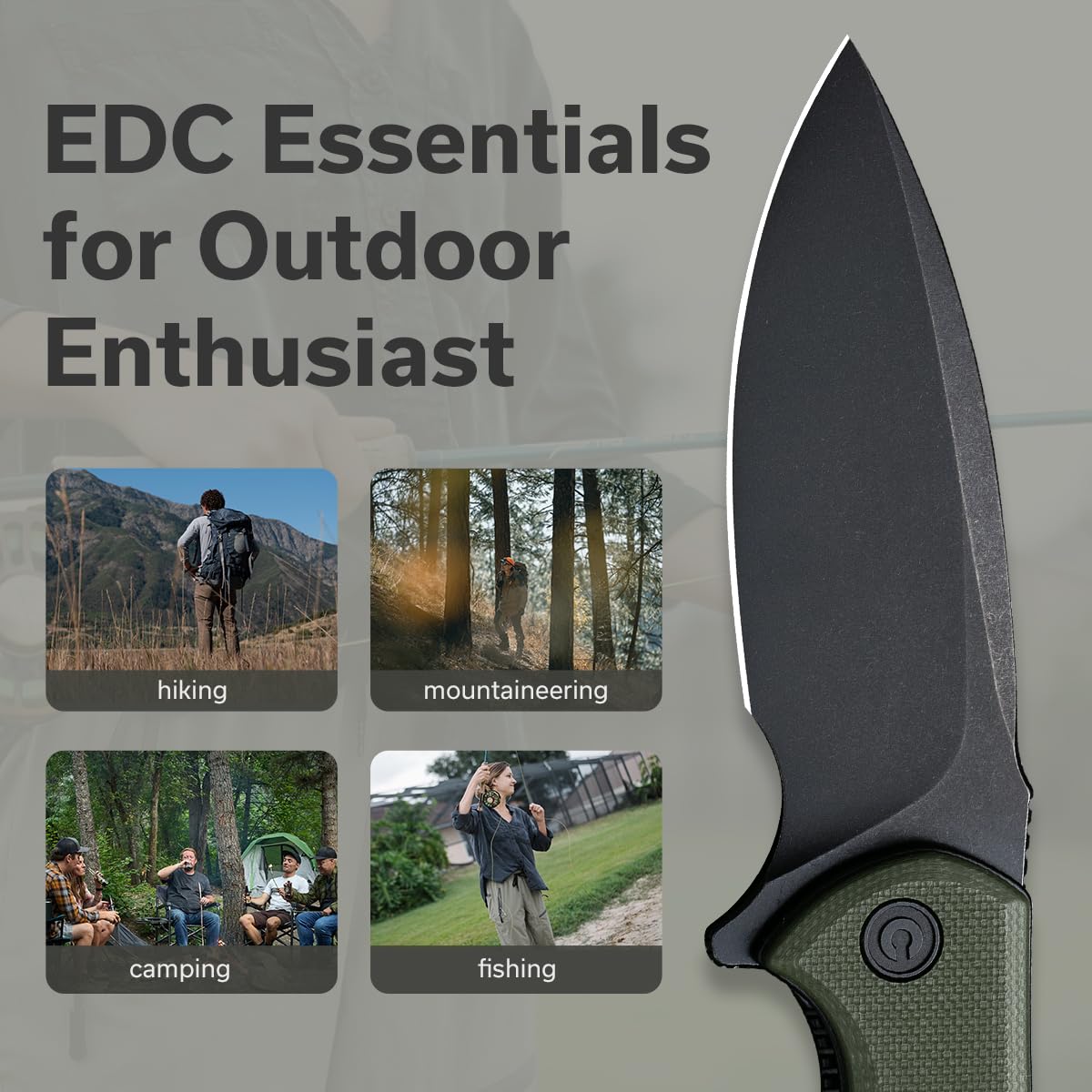 CIVIVI Mini Praxis ideal for urban EDC and outdoor tasks.