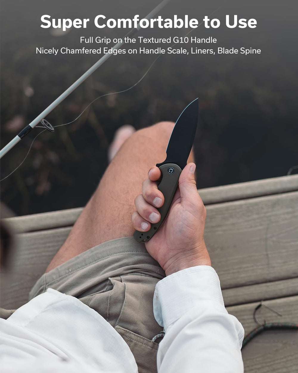 CIVIVI Praxis knife deep-carry clip in pocket-ready position, discreet carry.