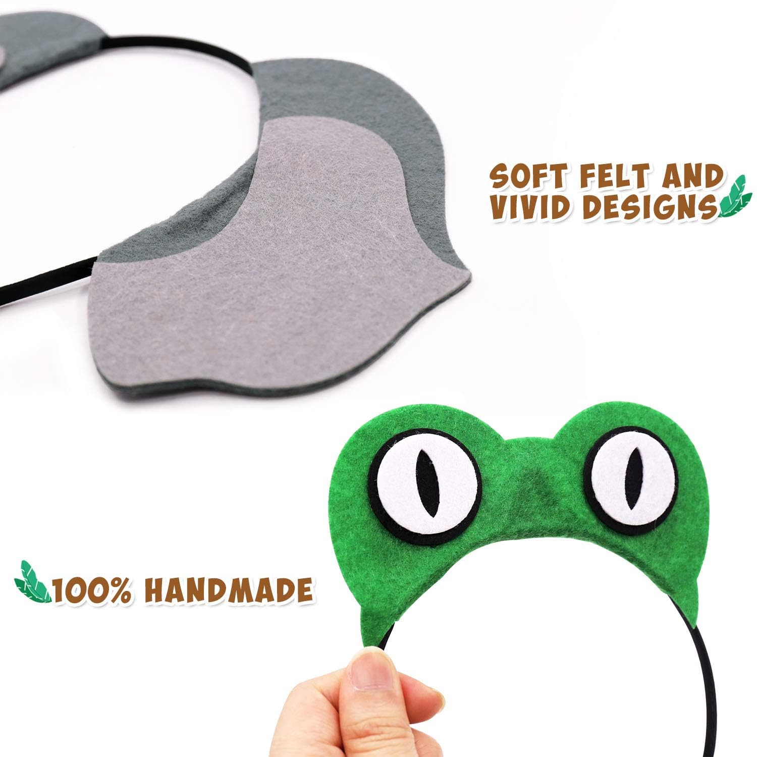 Ciyvolyeen Jungle Giraffe Headband, easy to pair with safari outfits.
