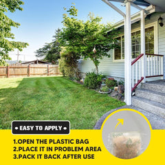 CJEIWYA Squirrel Repellent bag pack 3 protects porches and pet zones with mint aroma.