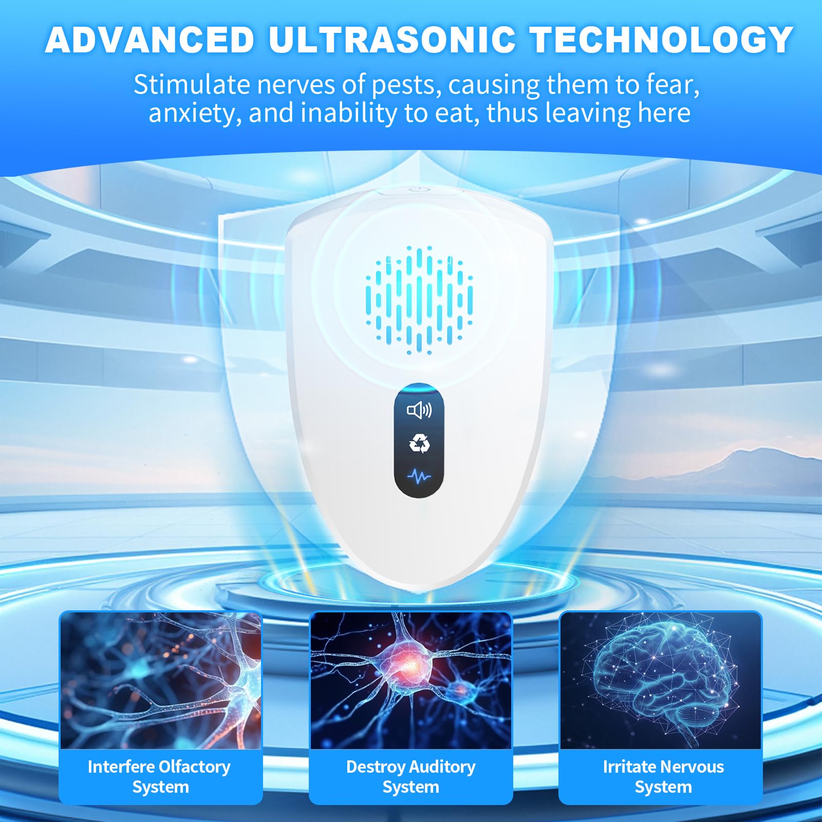 CKCOEO 3-mode switch enables flexible pest control for rooms.