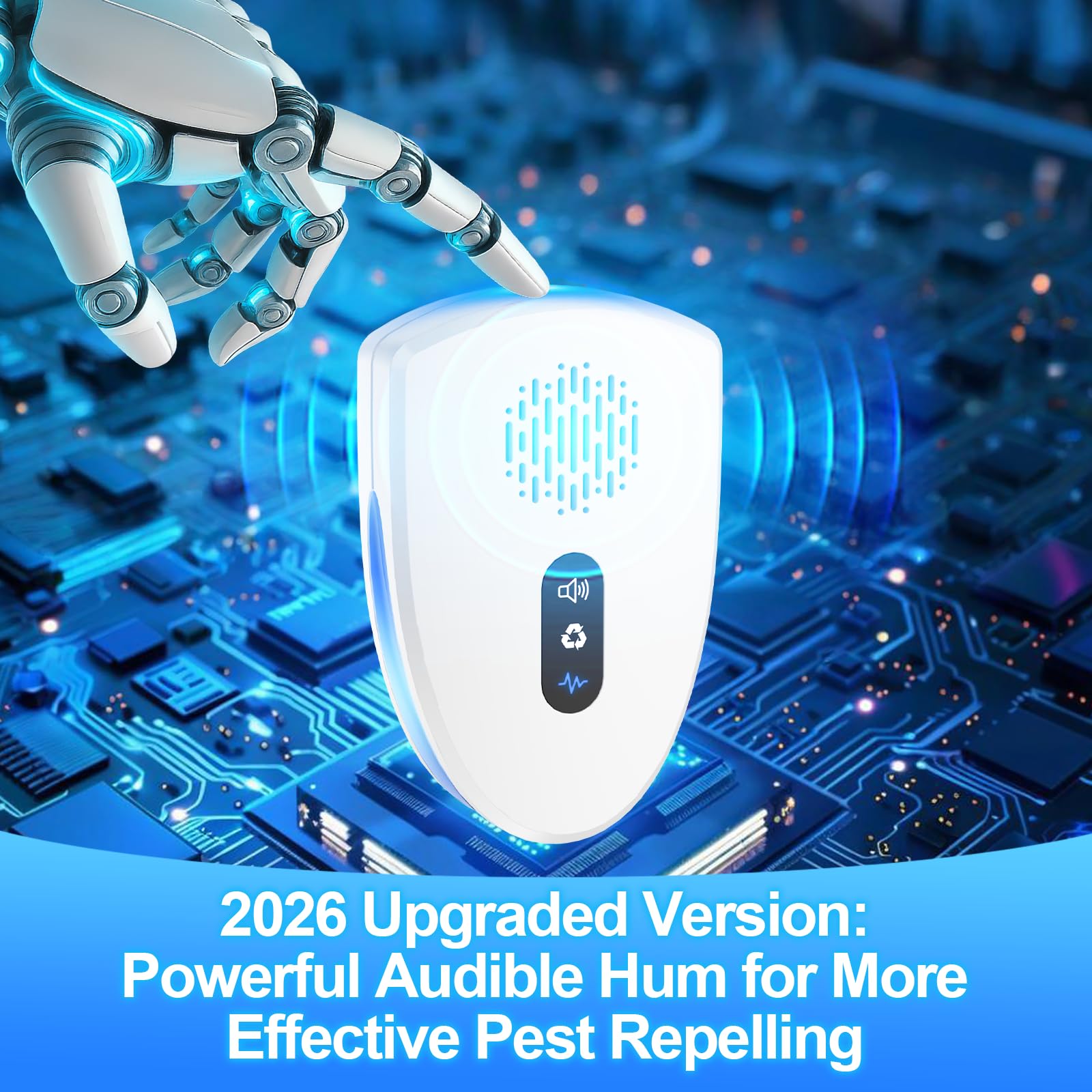 CKCOEO 6-pack pest repellers protects multiple rooms efficiently.
