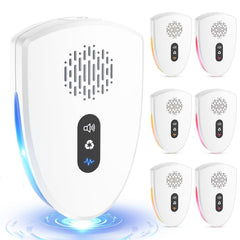 CKCOEO ultrasonic pest repeller front view for discreet room protection.