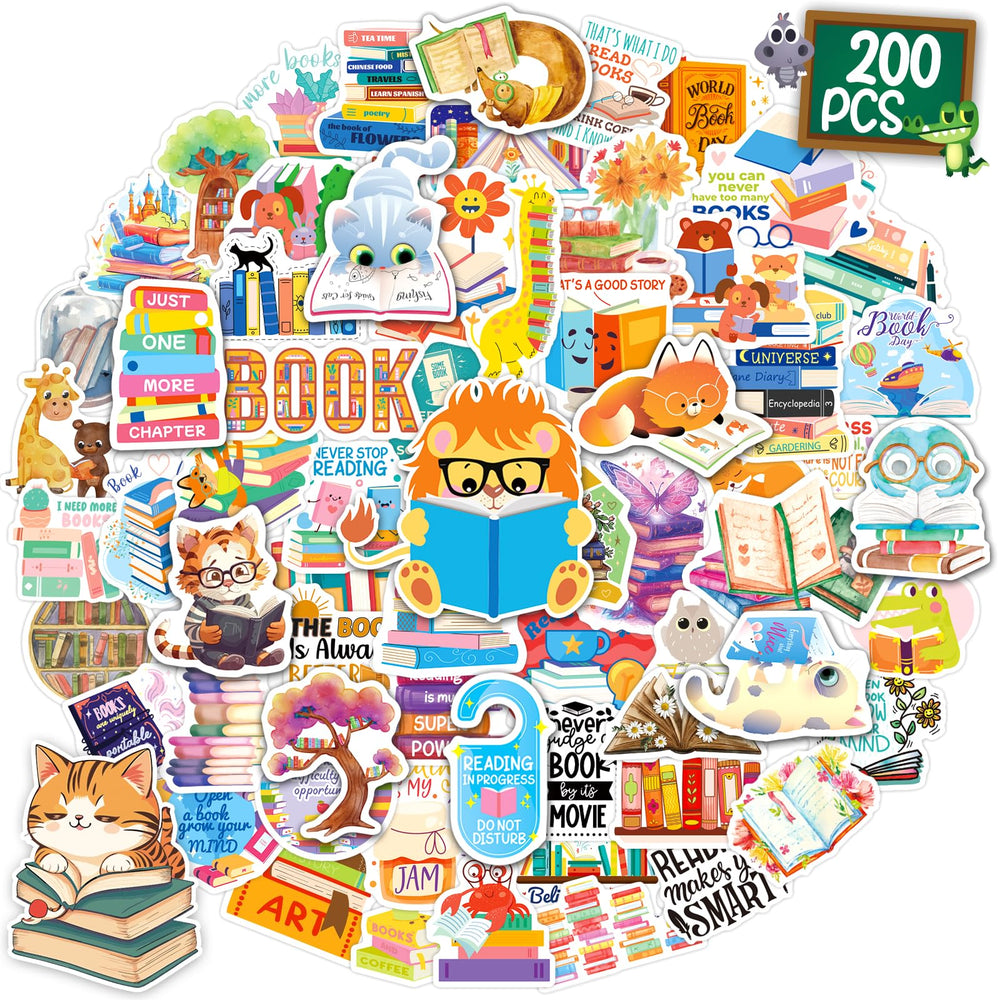 CKXTYNG 200pcs book stickers on books and journals for personalization