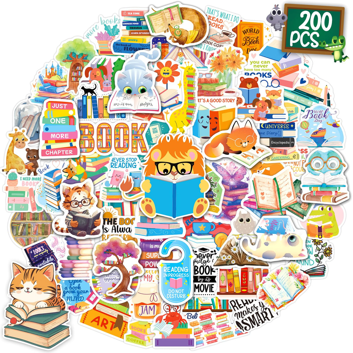 CKXTYNG 200pcs book stickers on books and journals for personalization