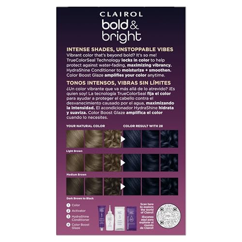 Clairol Bold & Bright activator bottle for smooth color development.