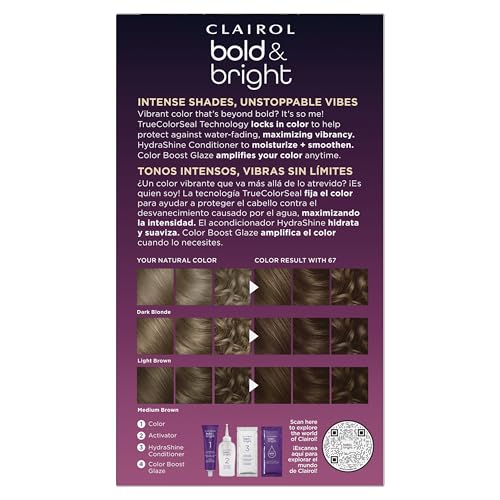 Clairol Bold & Bright activator bottle ready for color development.
