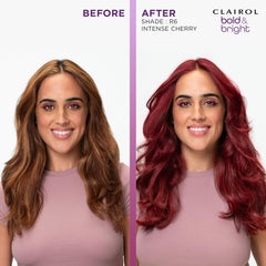 Clairol Bold & Bright HydraShine Conditioner for moisturized, smooth hair.
