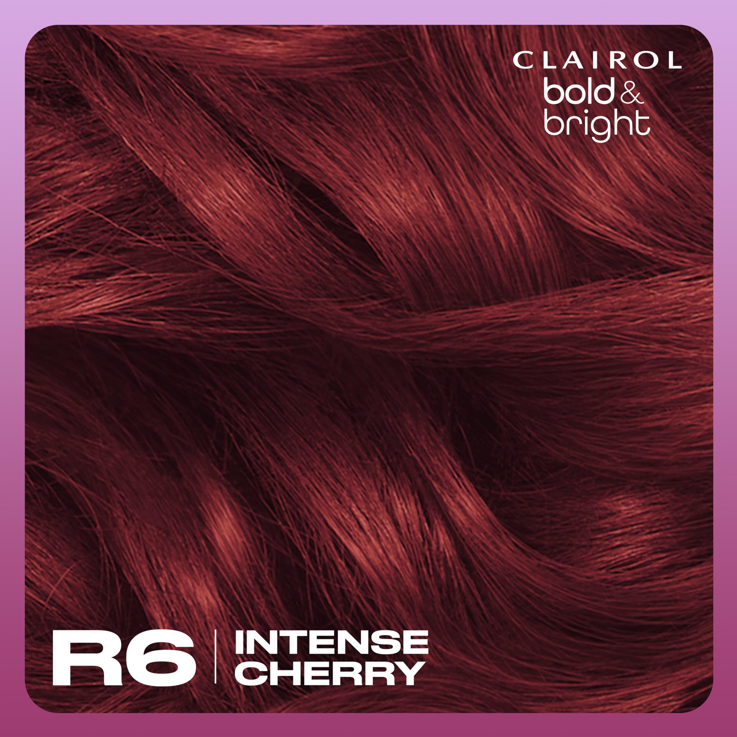 Clairol Bold and Bright Intense Cherry color-application bottle for precise placement.