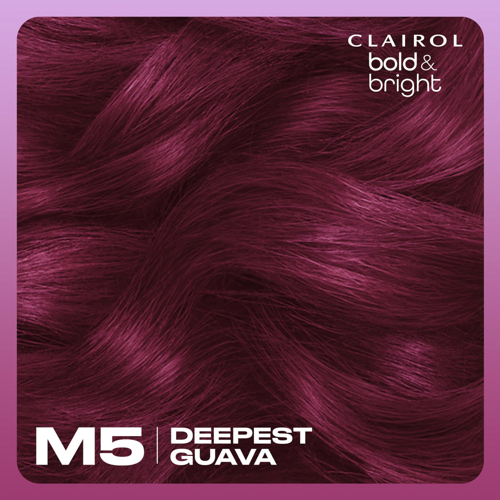 Clairol Bold & Bright TrueColorSeal technology logo indicating color retention.