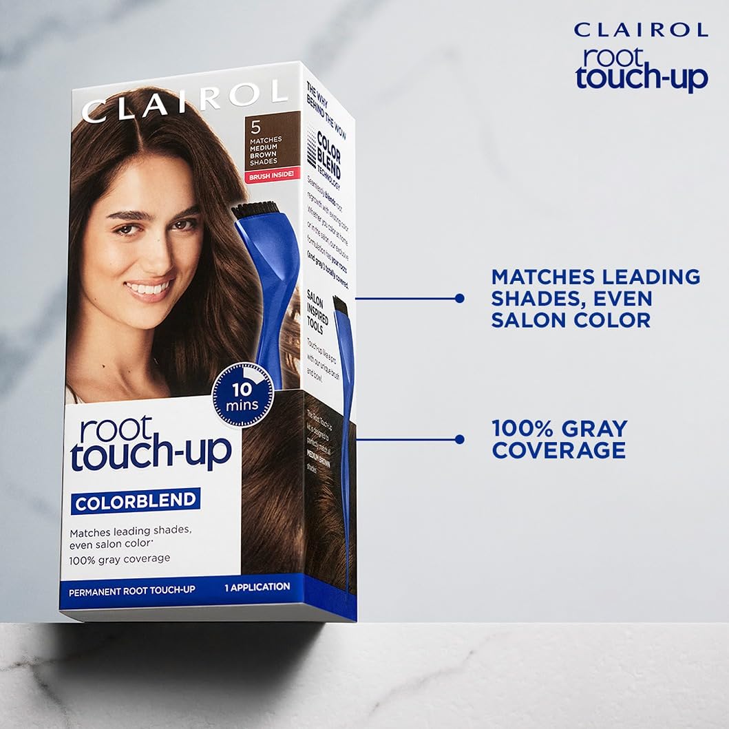 Clairol Nice'n Easy 10-minute timer for accurate timing.