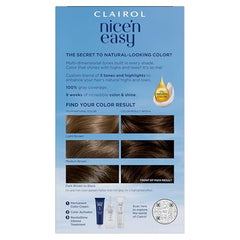 Clairol Nice'n Easy 4 Dark Brown color cream tube ready for smooth uptake