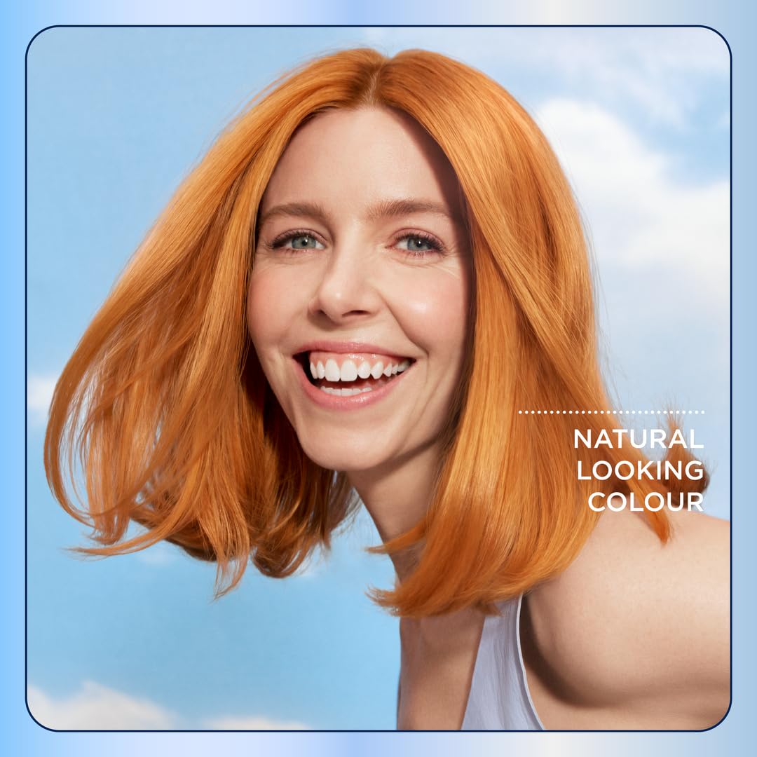 Clairol Nice'n Easy finished hair with natural looking depth and shine
