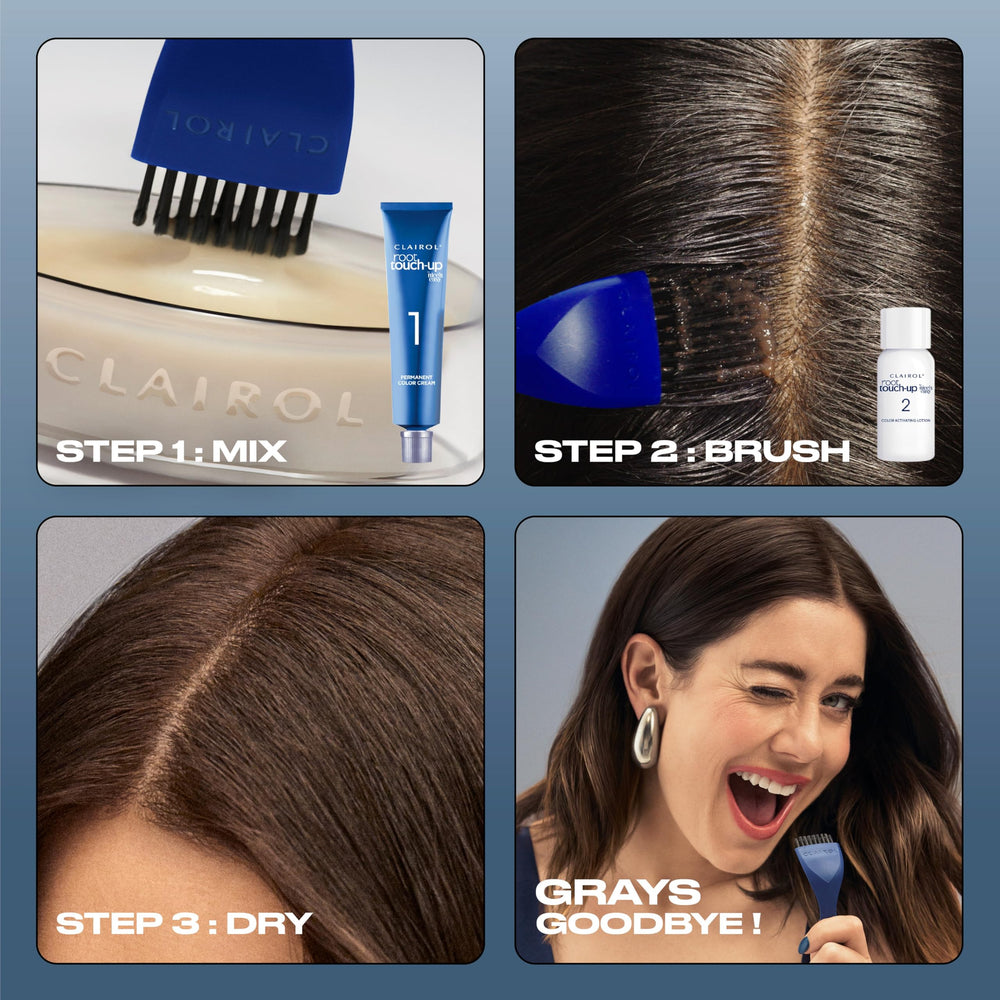 Clairol Nice'n Easy application gloves for mess-free touch-ups.