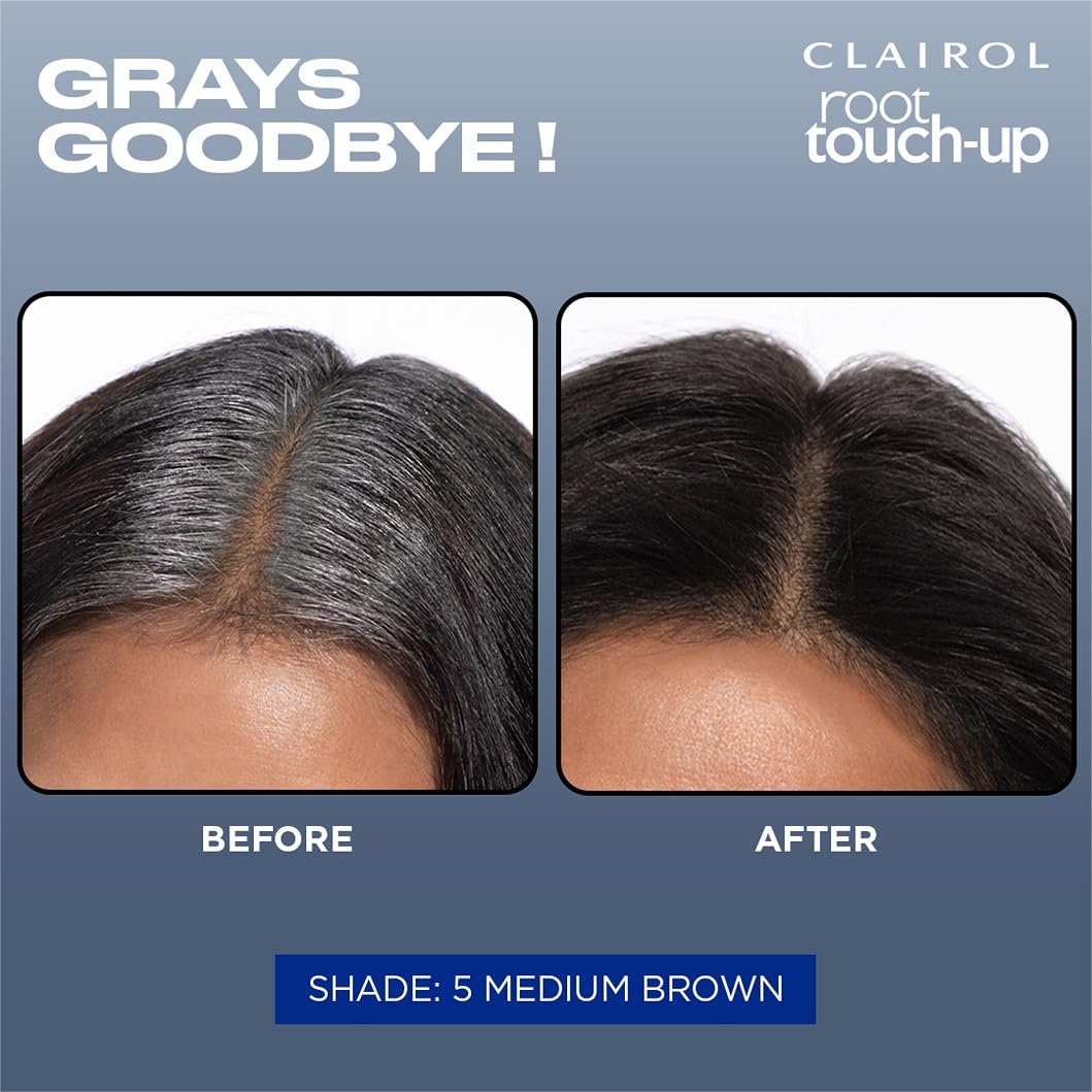 Clairol Nice'n Easy brush for precise root coverage.