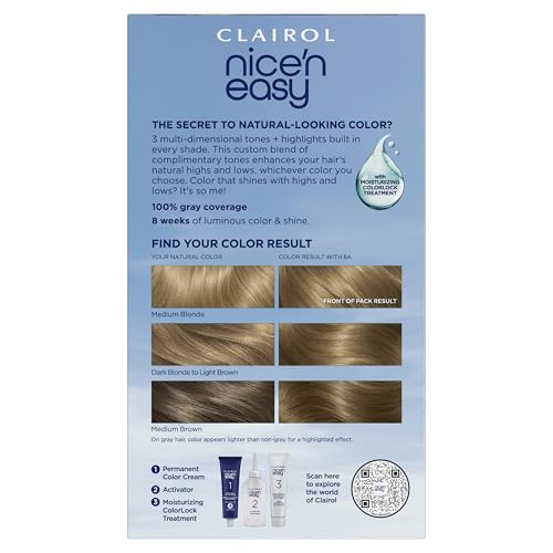 Clairol Nice'n Easy color activator bottle for even, smooth color uptake.