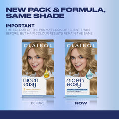 Clairol Nice'n Easy with gloves included for mess-free color application.