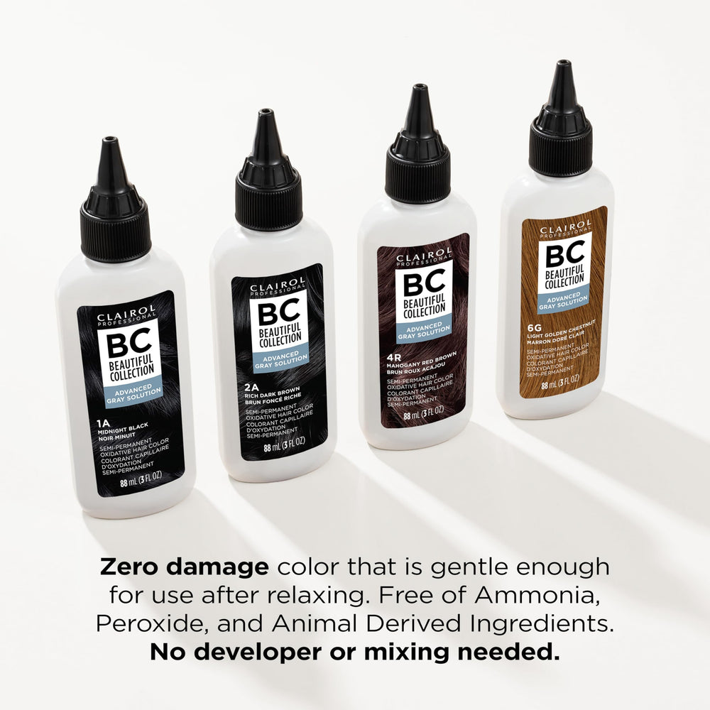 Expanded shade palette from Clairol Professional Beautiful Collection for gray coverage.