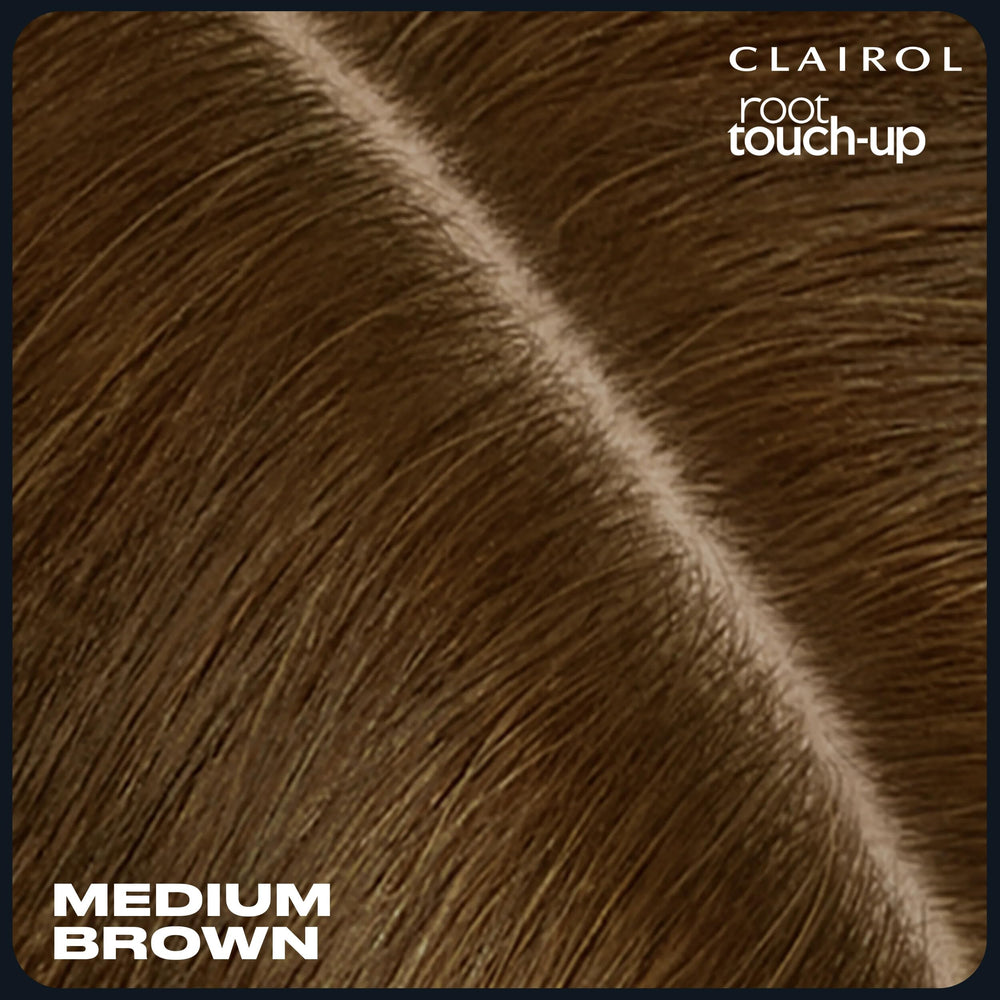 Clairol Root Touch-Up spray resists water for durable color.