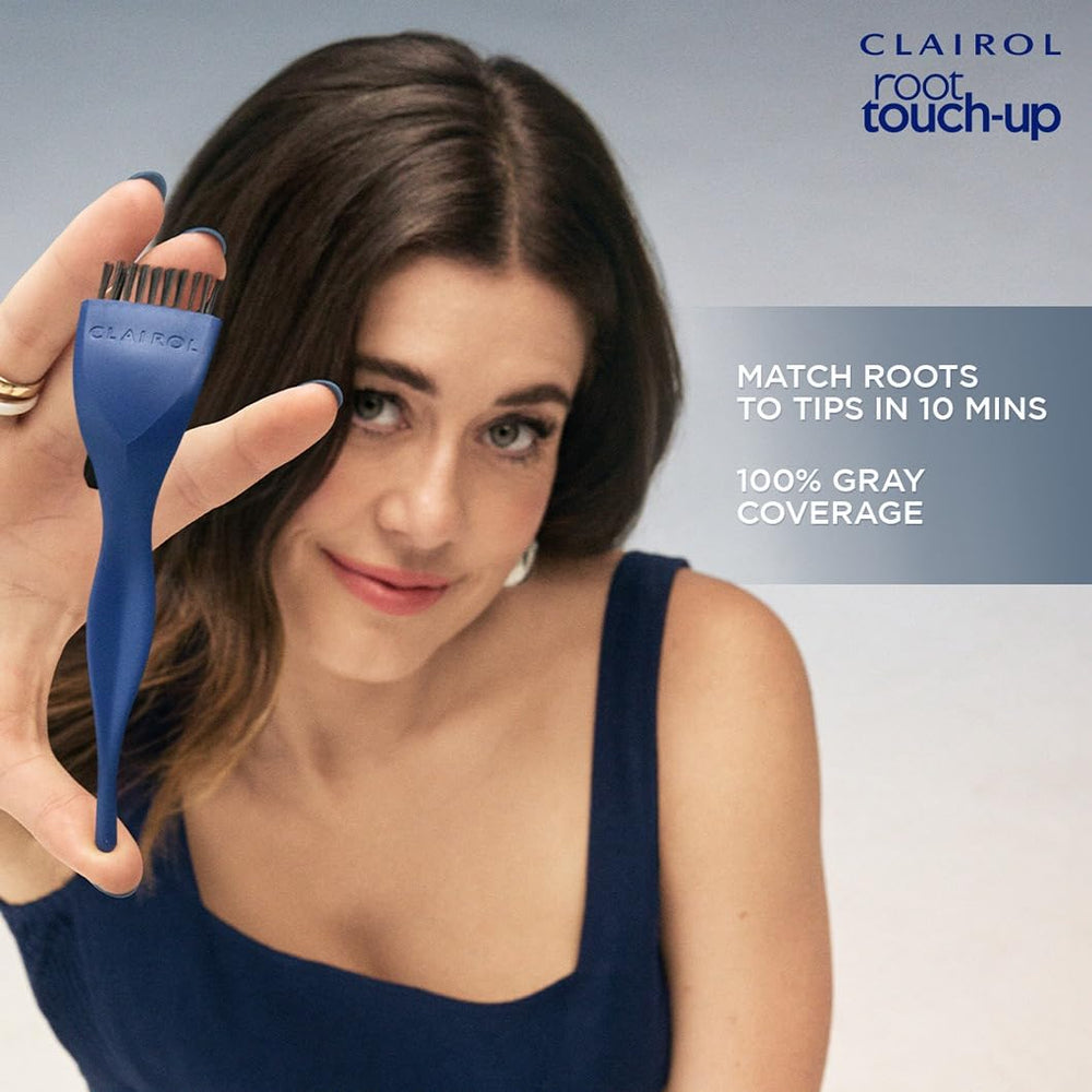 Clairol Root Touch-Up timer helps limit processing to 10 minutes.