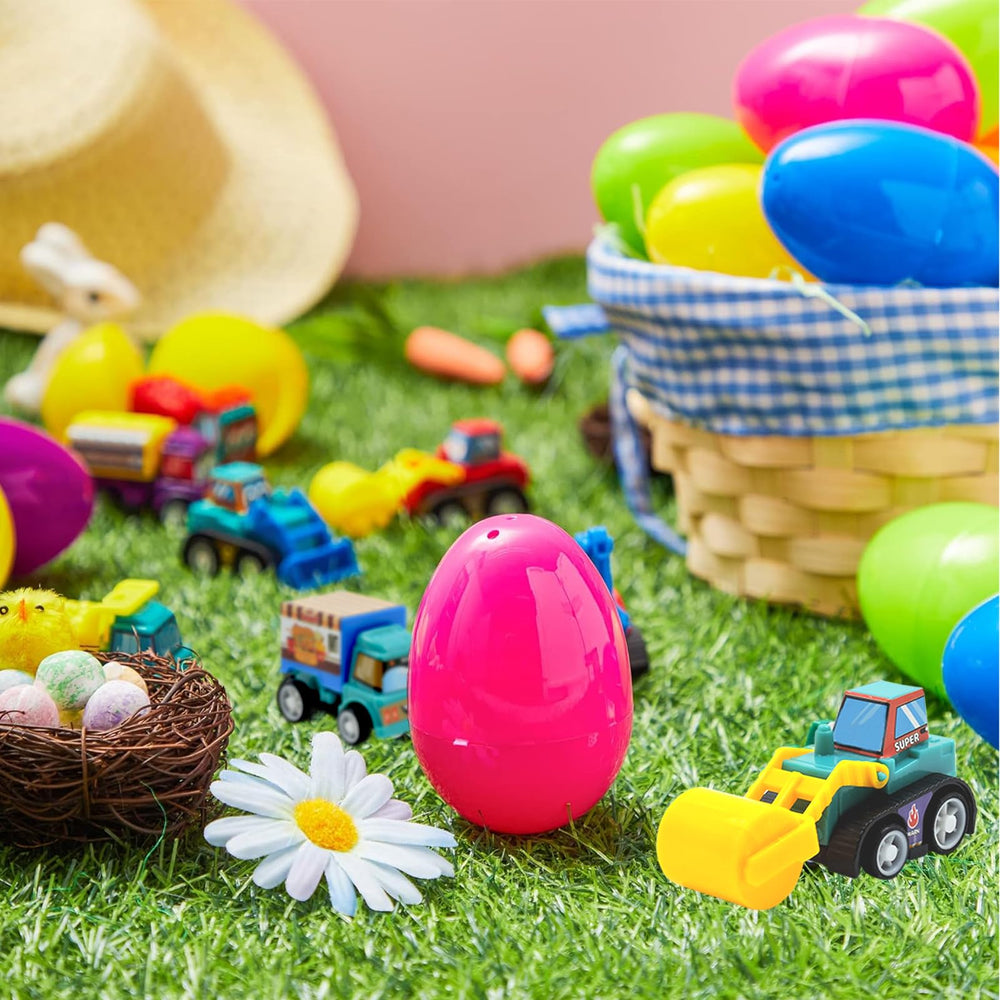 CLAPET cement mixer inside Easter egg sparks DIY vehicle adventures.