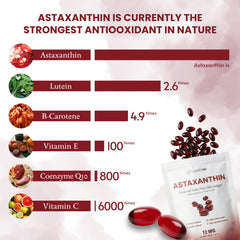 ClarityMD astaxanthin capsule closeup emphasizing natural microalgae origin.