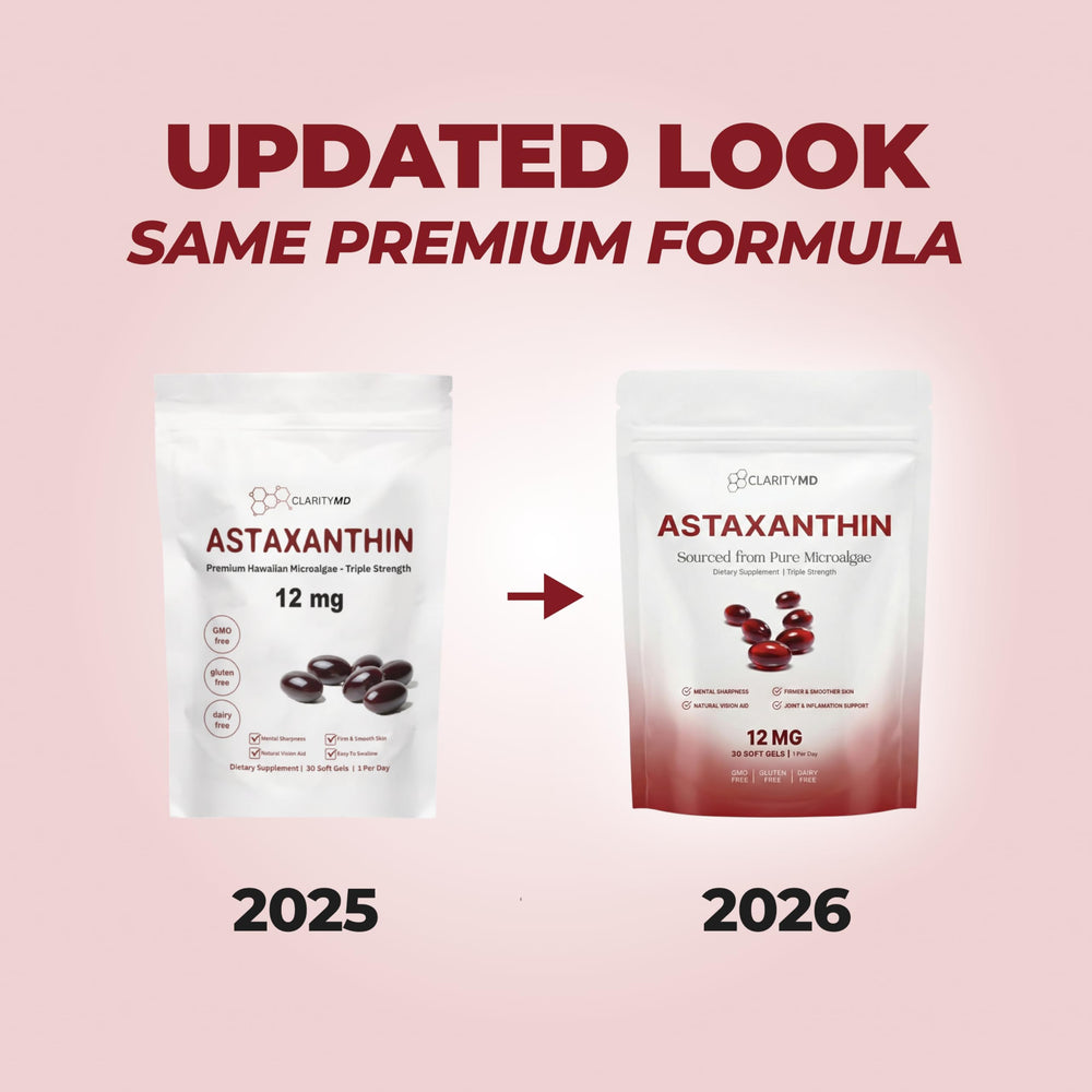 ClarityMD Astaxanthin 2-pack packaging view communicates value and savings.