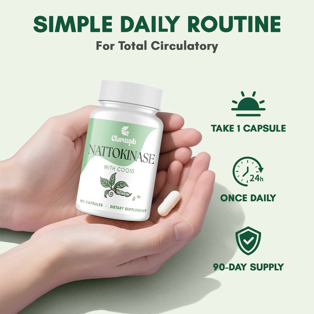 Clarusph nattokinase daily use capsule for a simple wellness routine
