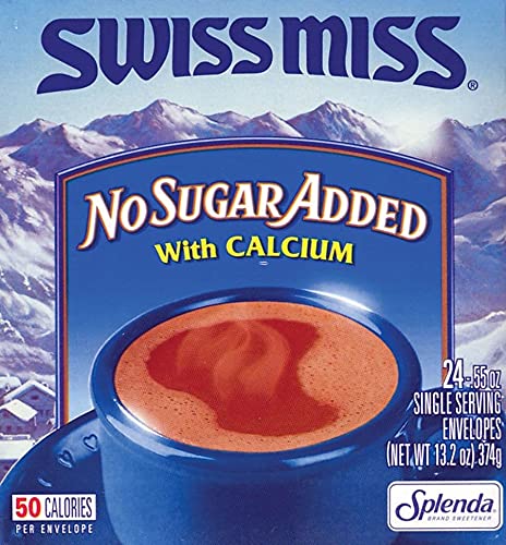 Swiss Miss No Sugar Added ready-to-make drink for a cozy moment.